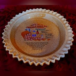 1983 Precious Pecan Pie Plate
